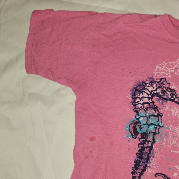 Pink Pt. Pleasant Beach Sea Horse T-Shirt - Picture 4 of 5
